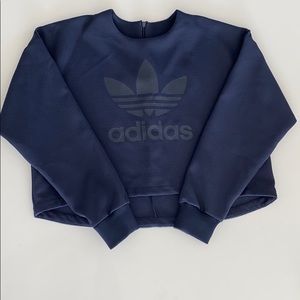adidas cropped sweatshirt